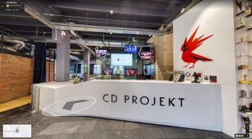 A Google Térképnek hála most te is szabadon körülnézhetsz a CD Projekt RED varsói stúdiójában