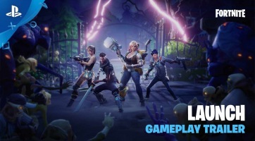 A megjelenés alkalmából gameplay trailert kapott a Fortnite
