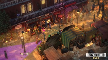 A társasjátékokat idéző miniatűrökkel készült el a legfrissebb Desperados III trailer
