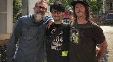 A The Walking Dead forgatásán járt Hideo Kojima