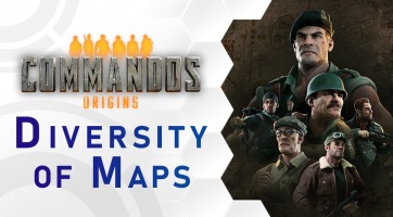 A változatos pályákról szól a legújabb Commandos: Origins trailer