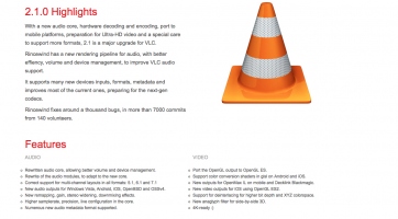 A 4K felbontást is támogatja az új VLC Media Player