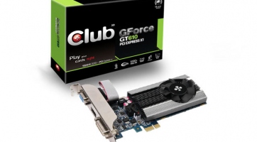 A Club 3D bemutatta új GT 610-es videokártyáját