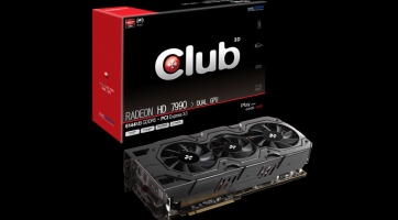 A Club 3D bemutatta új HD 7990-es gyorsítóját