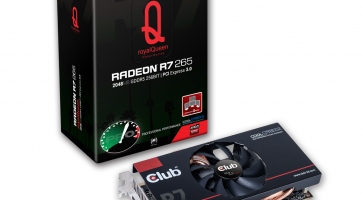 A Club 3D is bejelentette saját Radeon R7 265 kártyáját