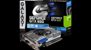 A Galaxy bemutatta új GTX 650 GC videokártyáját