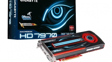 A Gigabyte bemutatta Radeon HD 7970-es alapmodelljét