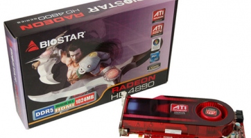 A Biostar is bejelentette a HD 4890-es kártyáját