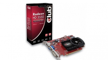 A Club 3D bemutatta új HD5550 Overclocked Edition gyorsítóját