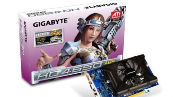 AGP-s Radeon HD 4650 a Gigabyte kínálatában