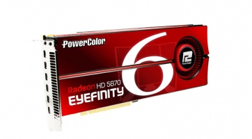 A PowerColor bejelentette új HD 5870 Eyefinity 6 Edition videokártyáját