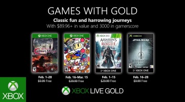 Assassin's Creed Rogue és Star Wars Jedi Knight: Jedi Academy a februári Games with Goldban
