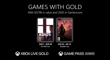 Az Adios és a The Vale lesznek júniusban az Xbox Live Gold előfizetők ingyenes játékai