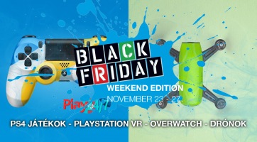 Az év legjobb akciói - brutális PS4 játék és VR kedvezmények a Black Friday-en!