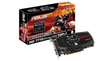 Az Asus bemutatta új HD 7770 DirectCU TOP és HD 7750 gyorsítóit