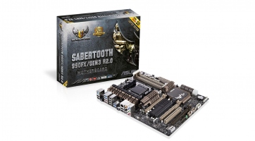 Az Asus bemutatta új Sabertooth 990FX GEN3 R2.0 alaplapját