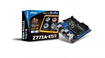 Az MSI bejelentette új Z77IA-E53 alaplapját