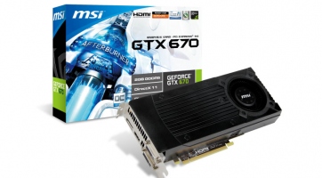 Az MSI is bemutatta új GTX 670-es videokártyáját