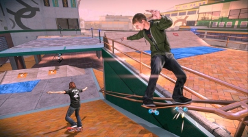 Az optimalizáltság miatt váltott grafikai stílust a Tony Hawk's Pro Skater 5