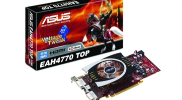 Az Asus bemutatta a túlhajtott Radeon HD 4770-es kártyáját