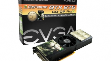 Az EVGA bemutatta a két GPU-val szerelt GTX 275-ös gyorsítóját