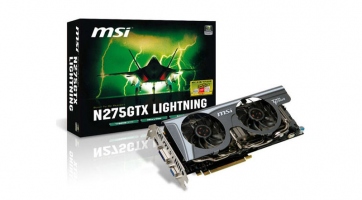 Az MSI bejelentette az új N275GTX Lightning gyorsítóját