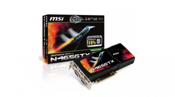 Az MSI bemutatta új GTX 465-ös gyorsítóját