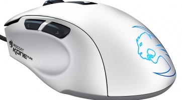 Bemutatkozott a ROCCAT Kone Pure Color Phantom White egér