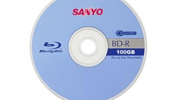 Blu-ray lemez 100 GB kapacitással a Sanyo-tól
