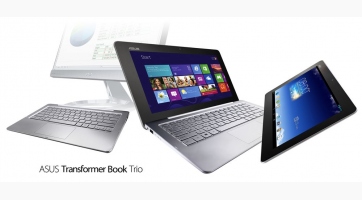 Computex 2013: Az Asus bejelentette új Transformer Book Trio hibrid noteszgépét