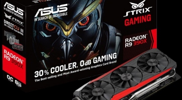 Csak nagyobb megterhelésnél zajonganak az ASUS R9 390-es kártyák