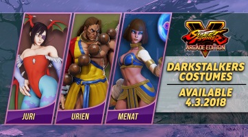 Darkstalkers kosztümökkel gyarapodik jövő héten a Street Fighter V