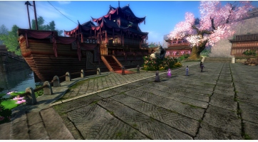 DirectX 12-es videón a King of Wushu