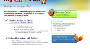 eBay aukciókeresőt épített a Mozilla