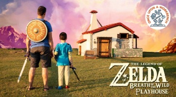 Egy apa The Legend of Zelda: Breath of the Wild játszóházat épített a gyermekeinek