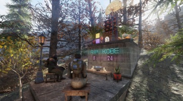 Egy játékos szentélyt épített Kobe Bryant emlékére a Fallout 76-ban