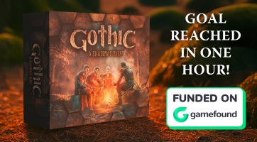 Egy óra alatt sikerre vitték a Gothic: A Shadow's Quest társasjáték Gamefound gyűjtését