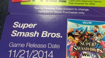 Egy kiszivárgott kép új  Wii U-s Super Smash Bros. dátumot mutat