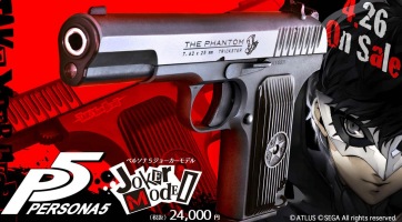 Elképesztően realisztikus airsoft pisztoly készült a Persona 5 egyik fegyvere alapján