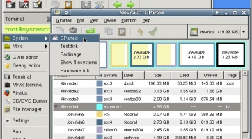 Elkészült a SystemRescueCd legújabb 2.7.0-ás változata
