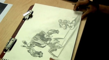 Epic Mickey: A Disney egere papíron néz szembe ellenfelével