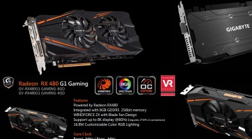Érkezik a Gigabyte Radeon RX 480 G1 Gaming