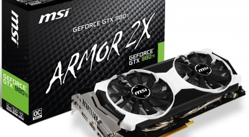 Érkezik az MSI GTX 980 Ti Armor2X OC