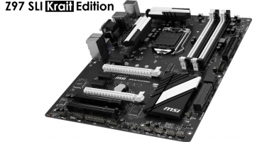 Fehér-fekete köntöst kapott az MSI Z97 SLI Krait Edition