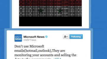 Feltörték a Microsoft News Twitter-oldalát