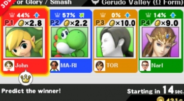 Frissítés kell a Super Smash Bros. 3DS online multiplayerhez