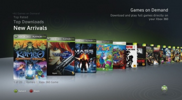 Frissítve az Xbox Live Games On Demand szolgáltatás