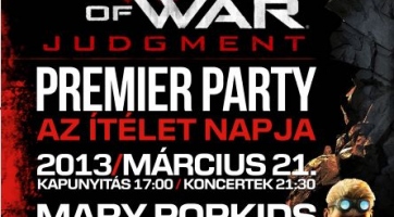 Gears of War Judgment launch party jövő héten