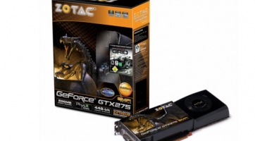GeForce GTX 275 kártyák a Zotac kínálatában