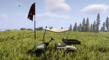 Golfkocsit is vezethetünk a Sons of the Forestben